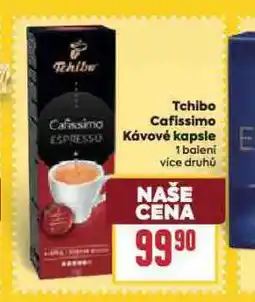 Billa Tchibo cafissimo kávové kapsle nabídka