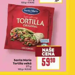 Billa Santa maria tortilla velká nabídka