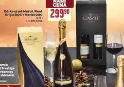 Billa Dárkový set mastri, pinot grigio + merlot doc nabídka