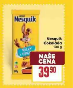 Billa Nesquick čokoláda nabídka