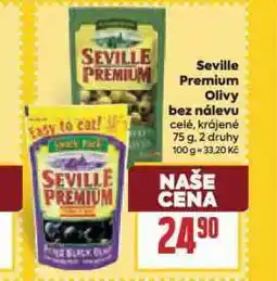 Billa Seville premium olivy bez nálevu nabídka