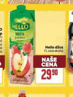 Billa Hello džus nabídka