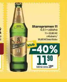 Billa Pivo staropramen 11 nabídka