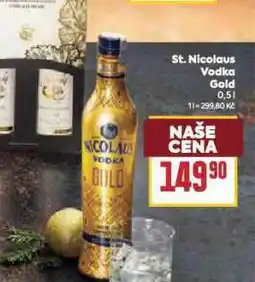 Billa St. nicolaus vodka gold nabídka