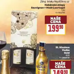 Billa Habánskés klepy sauvignon + modrý portugal nabídka