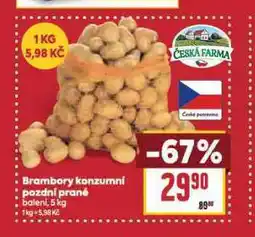 Billa Brambory konzumní pozdní nabídka