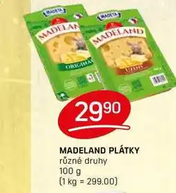 Flop MADELAND PLÁTKY různé druhy 100g nabídka