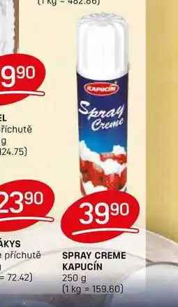 Flop SPRAY CREME KAPUCÍN 250 g nabídka