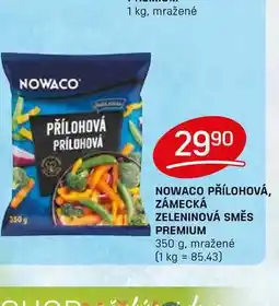 Flop NOWACO PŘÍLOHOVÁ, ZÁMECKÁ ZELENINOVÁ SMĚS PREMIUM 350 g nabídka