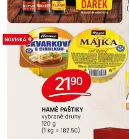 Flop HAMÉ PAŠTIKY vybrané druhy 120 g nabídka