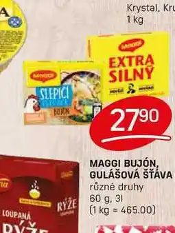 Flop MAGGI BUJÓN, GULÁŠOVÁ ŠŤÁVA různé druhy 60 g nabídka