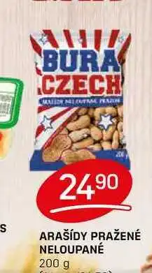 Flop ARAŠÍDY PRAŽENÉ NELOUPANÉ 200 g nabídka