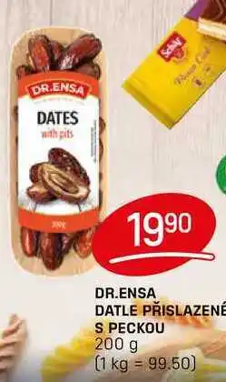 Flop DR.ENSA DATLE PŘISLAZENÉ S PECKOU 200 g nabídka