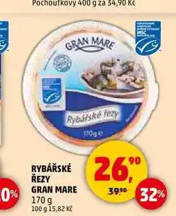 Penny Market RYBÁŘSKÉ ŘEZY GRAN MARE, 170 g nabídka