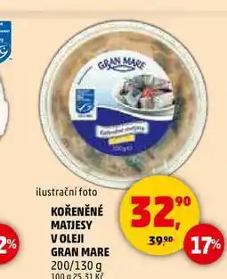Penny Market KOŘENĚNÉ MATJESY V OLEJI GRAN MARE, 200 g nabídka