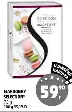 Penny Market MAKRONKY SELECTION, 72g nabídka