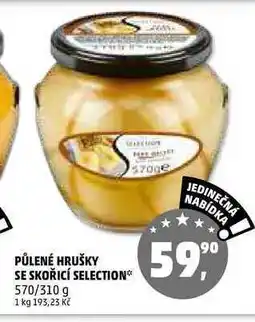 Penny Market PŮLENÉ HRUŠKY SE SKOŘICÍ SELECTION, 570 g nabídka