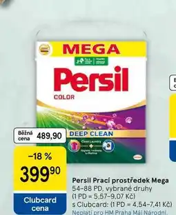 Tesco Persil Prací prostředek Mega, 54-88 PD, vybrané druhy nabídka