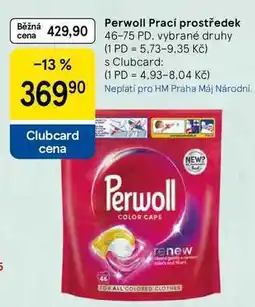 Tesco Perwoll Prací prostředek, 46-75 PD, vybrané druhy nabídka