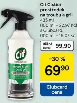 Tesco Cif Čisticí prostředek na troubu a gril, 435 ml nabídka