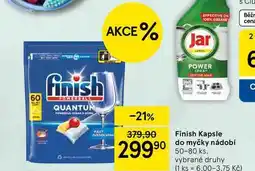 Tesco Finish Kapsle do myčky nádobí, 50-80 ks nabídka
