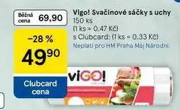 Tesco Vigo! Svačinové sáčky s uchy, 150 ks nabídka