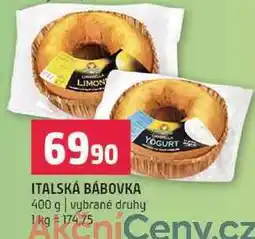 Terno Italská bábovka 400g nabídka