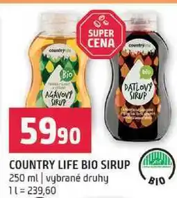 Terno Country life bio sirup 250 ml nabídka