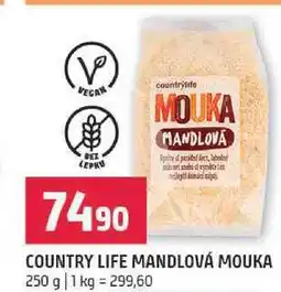 Terno COUNTRY LIFE MANDLOVÁ MOUKA 250 g nabídka