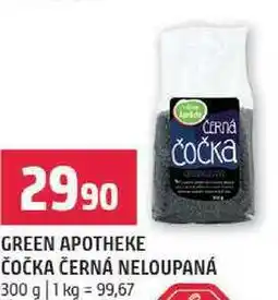Terno GREEN APOTHEKE ČOČKA ČERNÁ 300g nabídka