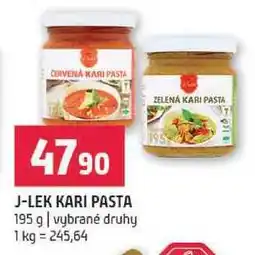 Terno J-lek kari pasta 195g nabídka