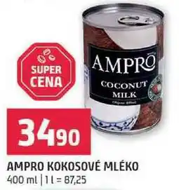 Terno AMPRO KOKOSOVÉ MLÉKO 400 ml nabídka