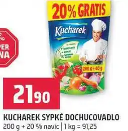 Terno Kucharek sypké dochucovadlo 200g+20% nabídka