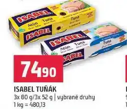 Terno Isabel tuňák 3x80g nabídka
