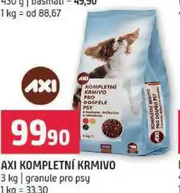 Terno Axi kompletní krmivo pro psy 3kg nabídka