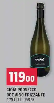 Terno GIOIA PROSECCO DOC VINO FRIZZANTE 0,75| nabídka