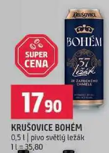 Terno Krušovice bohém 0,5l nabídka
