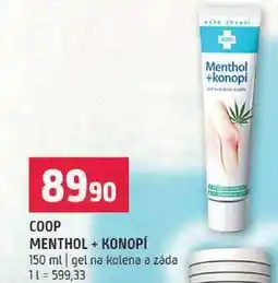 Terno Coop menthol+konopí gel 150ml nabídka