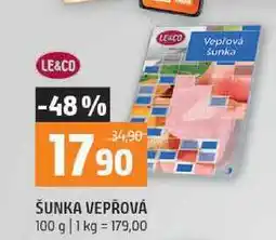 Terno Šunka vepřová 100g nabídka