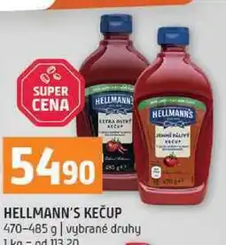 Terno Hellmann´s kečup 470-485g nabídka