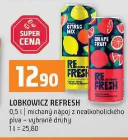 Terno Lobkowicz Refresh 0,5l nabídka