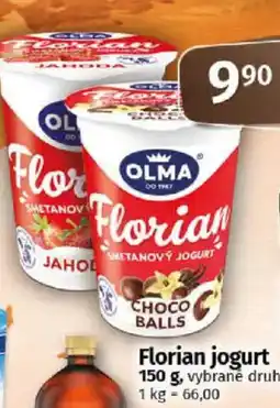 COOP TIP OLMA Florian jogurt nabídka