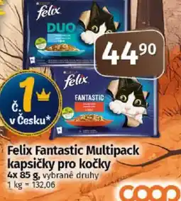 COOP TIP Felix Fantastic Multipack kapsičky pro kočky nabídka