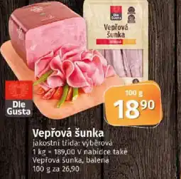 COOP TIP Vepřová šunka nabídka