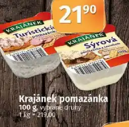 COOP TIP Krajánek pomazánka nabídka