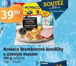 COOP TIP Nowaco Bramborové knedlíky s uzeným masem nabídka