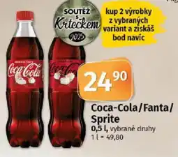 COOP TIP Coca-Cola/Fanta/ Sprite nabídka
