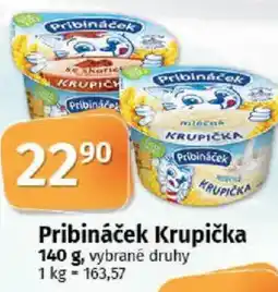 COOP TIP Pribináček Krupička nabídka