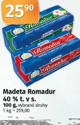 COOP TIP Madeta Romadur 40 % t. v s. nabídka