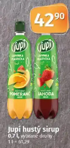 COOP TIP Jupi hustý sirup nabídka